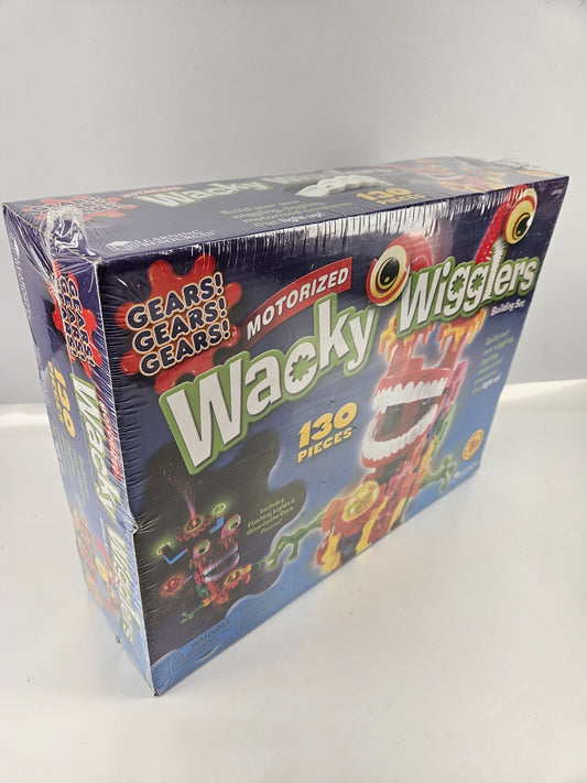 Wacky Wigglers 130 Piece Buliding Set Motorized Sealed
