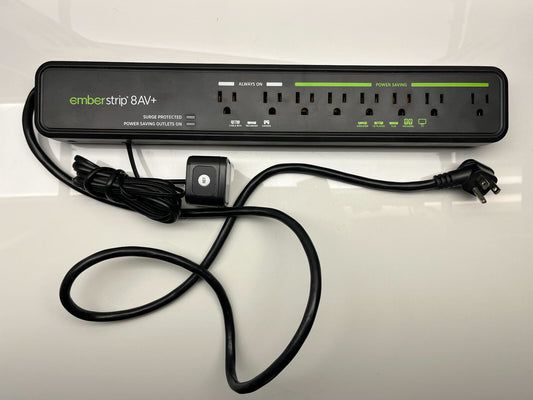 Embertec Emberstrip 8AV+ Advanced Smart Power Strip Surge Protector ESUSAV8-ET-1