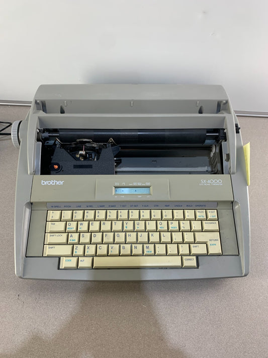 Brother Digital Display Portable Electronic Typewriter SX-4000 Tested