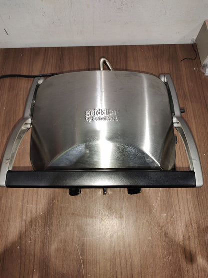 Cuisinart Stainless Steel 5-in-1 GRIDDLER Panini Sandwich Maker - Model - CGR-4C