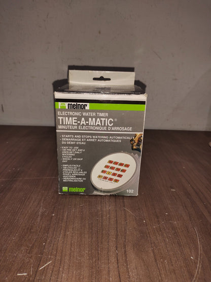 Melnor Time-A-Matic Electronic Water Timer Lawn Garden Care Model 102 Automatic
