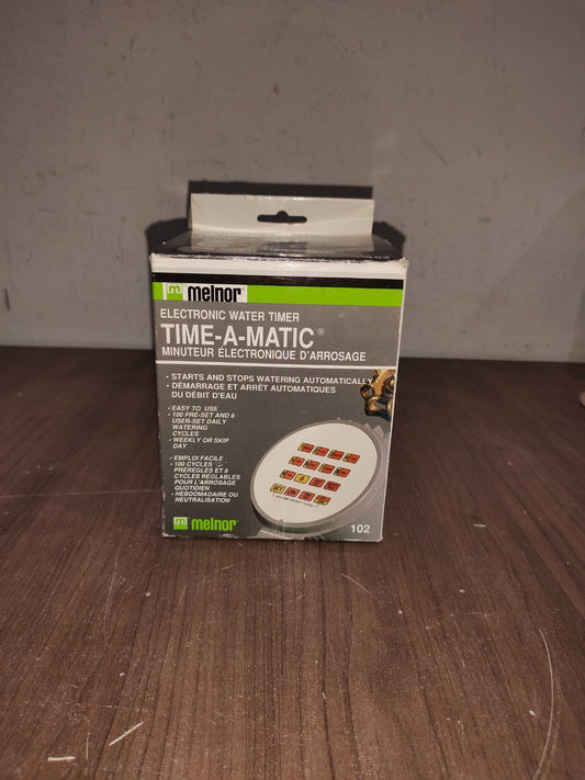 Melnor Time-A-Matic Electronic Water Timer Lawn Garden Care Model 102 Automatic