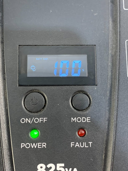 CyberPower CP825AVRLCD Intelligent LCD UPS System, 825VA/450W, 8 Outlets, AVR