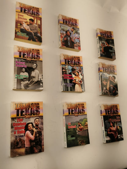 9 Books Trueblood Texas Country Romance Series Rodeo Daddy Sheriff Best Man PB