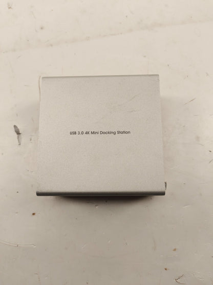 USB 3.0 4K ALUMINUM MINI DOCKING STATION