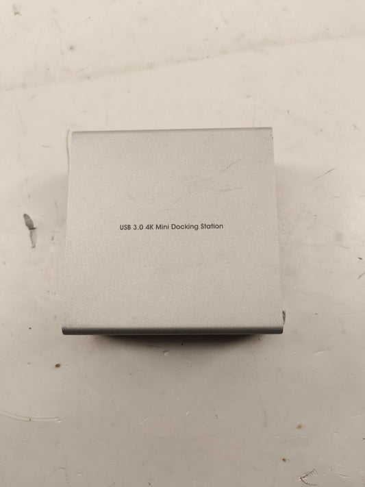 USB 3.0 4K ALUMINUM MINI DOCKING STATION
