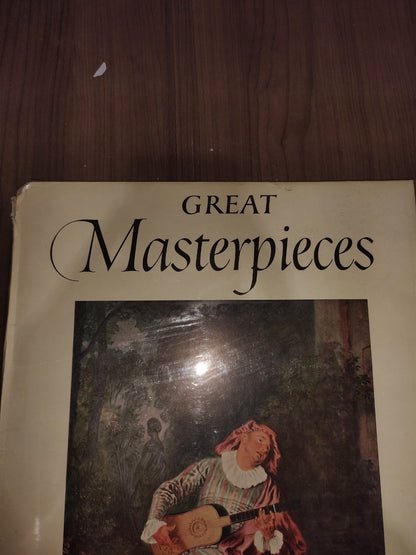 Vintage Rare Collectible - An Abrams Art Book - Great Masterpieces