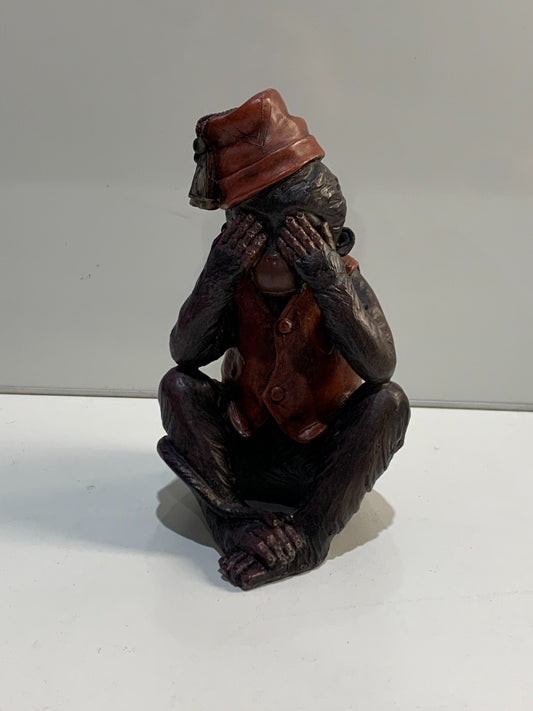 Vintage one of the three See Speak Hear No Evil Monkey