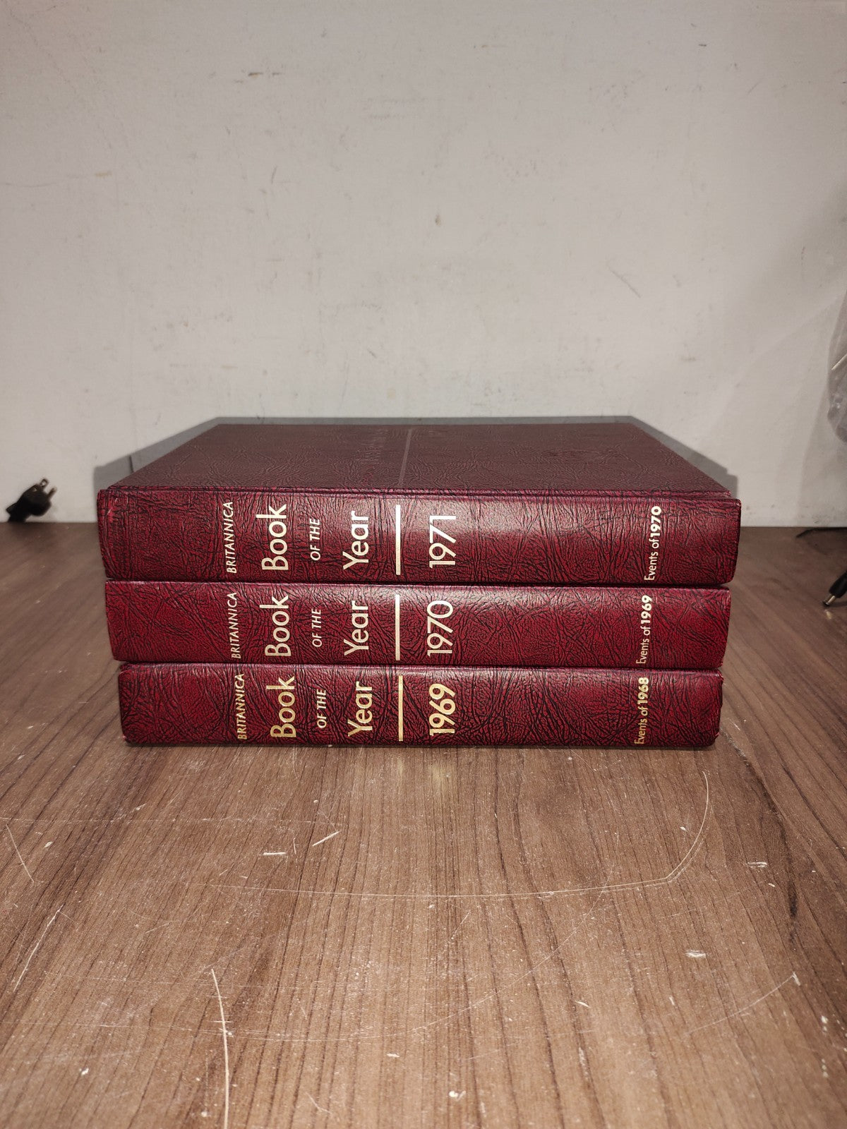Encyclopedia Britannica Book Year - Set of 3 (1969-1970-1971)