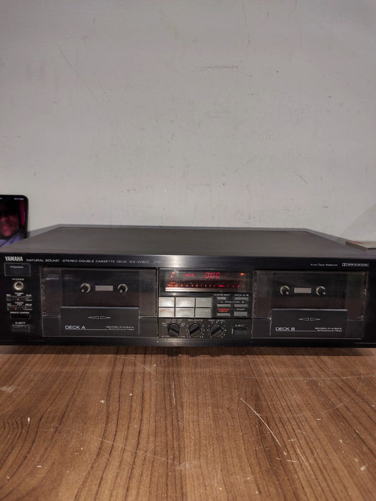 Yamaha KX-W602 Stereo Dual Double Cassette Deck Tape Player