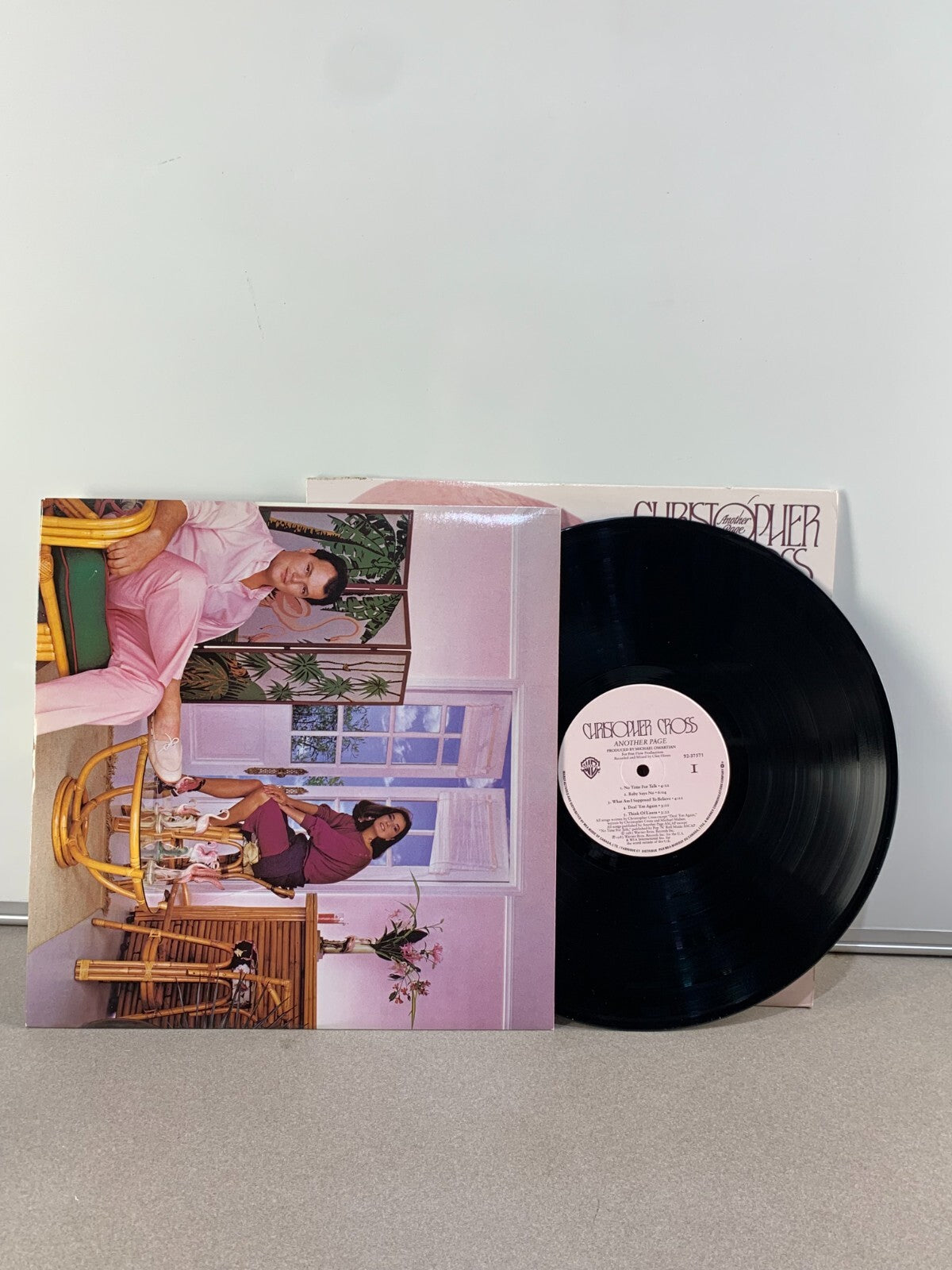 Christopher Cross - Another Page LP Warner R-134400 1983 Vinyl Record RARE Cover