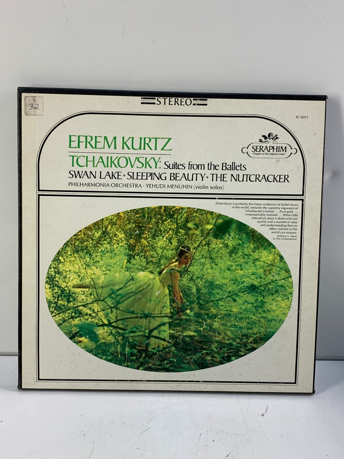 Efrem Kurtz Tchaikovsky Suites for the Ballets LP Records Swan Lake Nutcracker