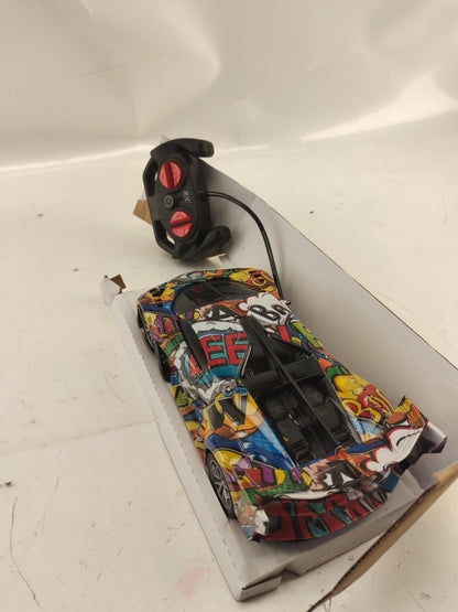 Multi- Color Graffiti Models Car Unborn Collectible RC Car - Bugatti