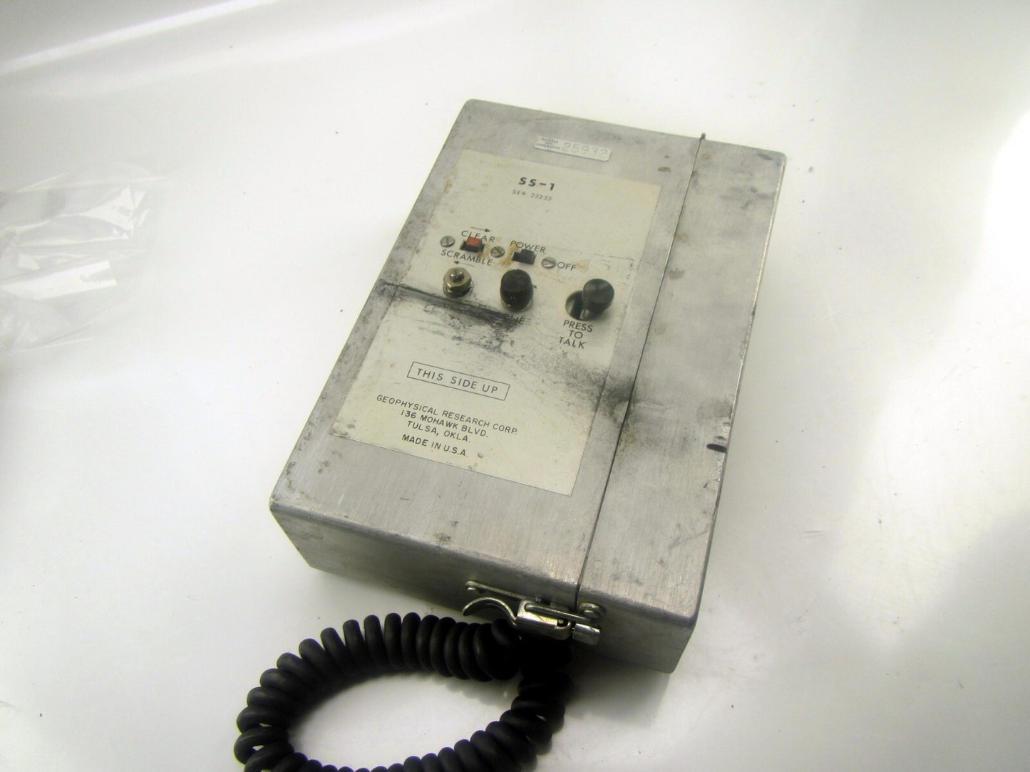 Geophysical Research Corp SS-1 Mobile Phone