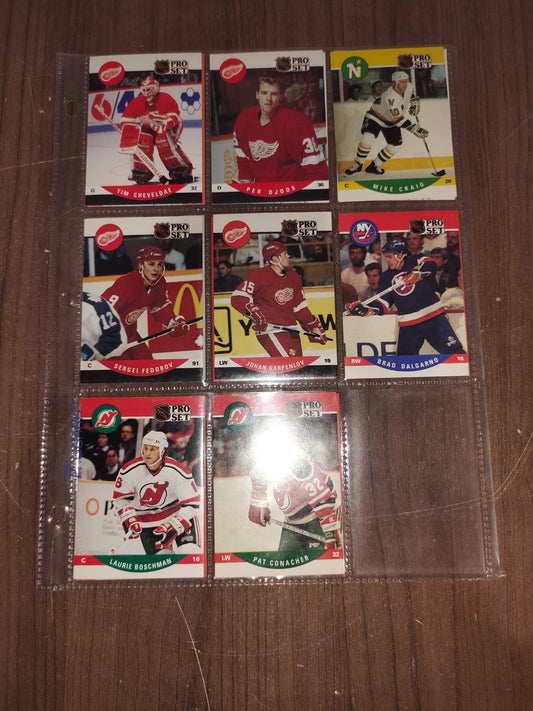 Rare Collectible NHL - Assorted Cards (Set - 11) PRO-SET - Set of 16 Cards