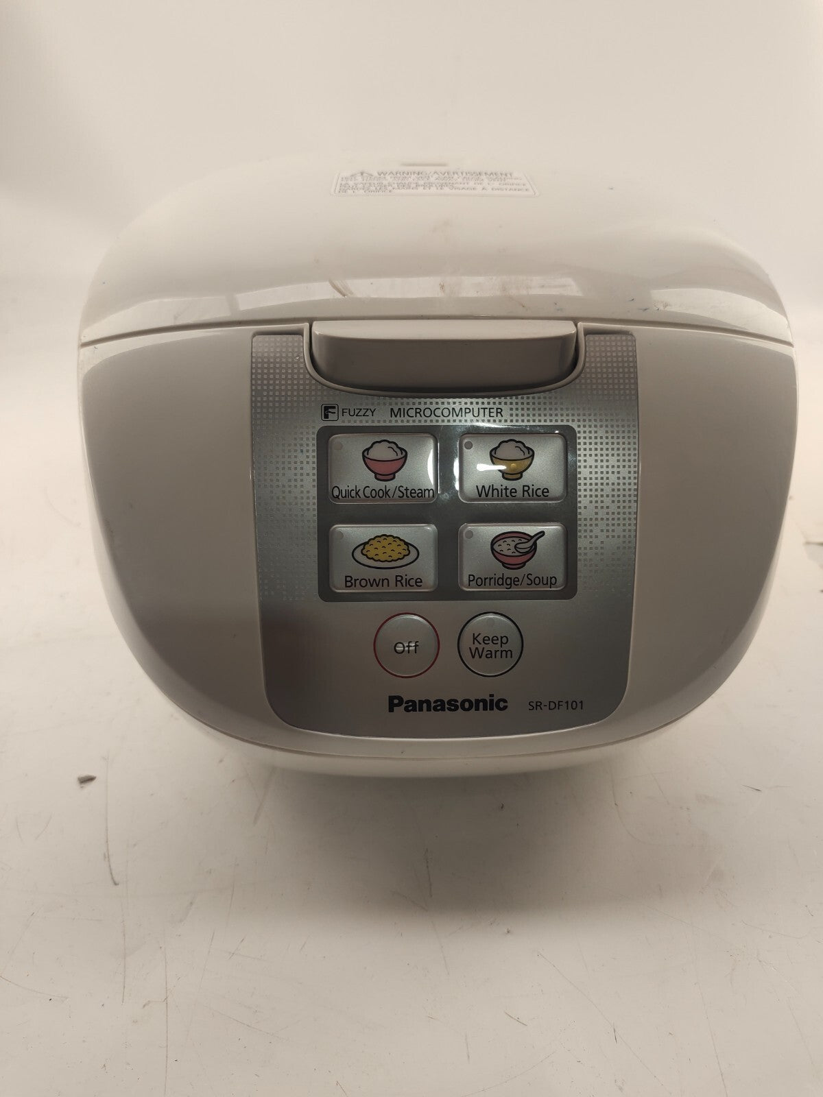 Panasonic SR DF101 rice cooker excellent condition fuzzy logic warmer (No Cord)