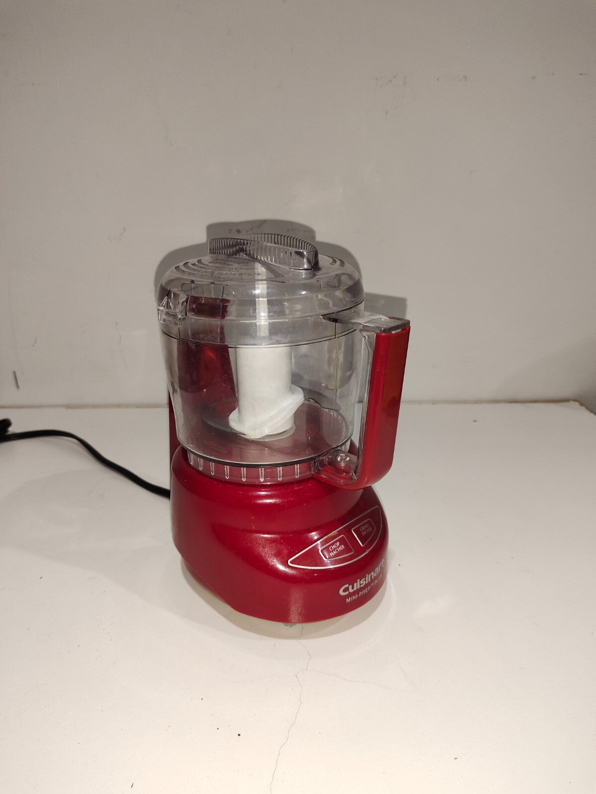 Cuisinart Mini-Prep Plus Food Processor DLC-2A MOTOR BASE BOWL LID Red