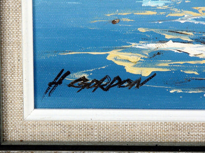 H. Gordan - Signed and Framed Oil Painting, Timeless Artistry