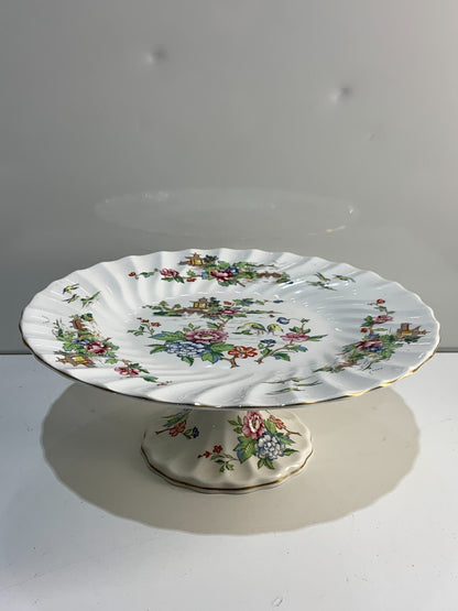 Crown Staffordshire Cake Stand Pagoda Pattern