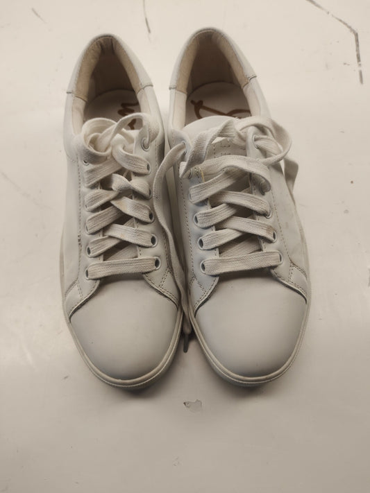 Sam Edelman Women's Ethyl Bright White Fashion Sneaker Size 8M