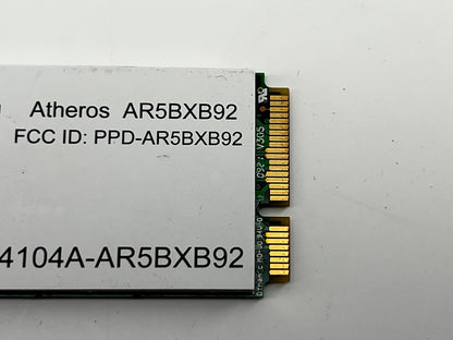 Atheros AR5BXB92 AR9280 Dual wireless 802.11abgn PCIe Mini Foxconn U98Z044.00
