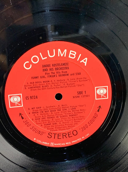 ANDRE KOSTELANETZ: Plays Hits Funny Girl COLUMBIA Reel to Reel Tape