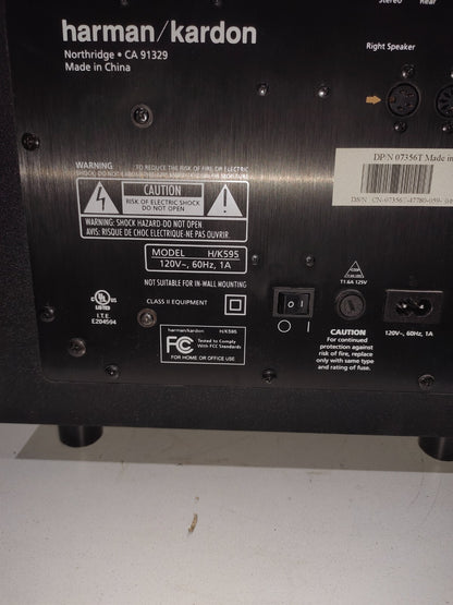 Harman Kardon HK595 H/K595 Active Powered Subwoofer