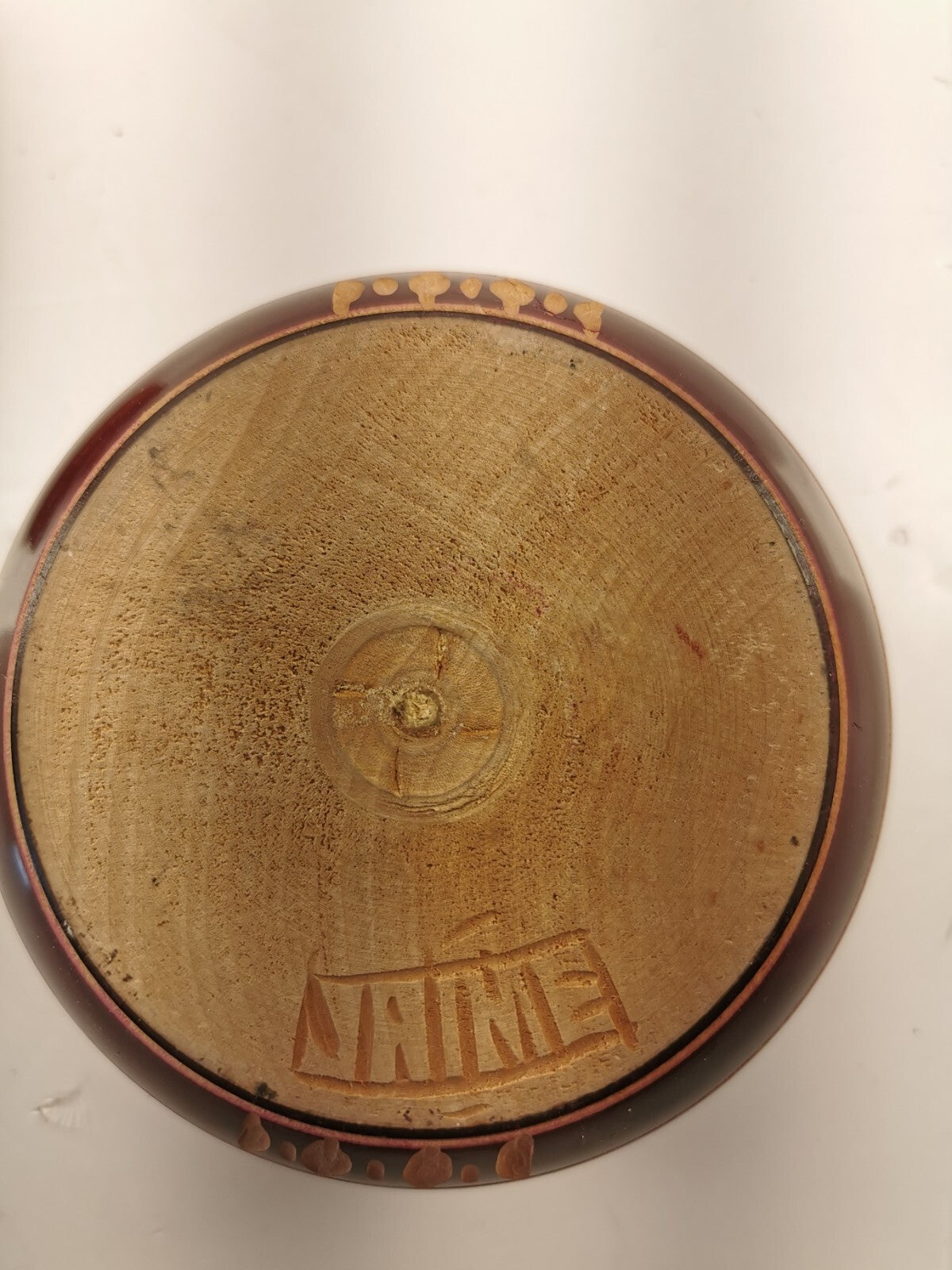 Elegant Vintage Floral Hand Carved Wooden Box With Lid/ Trinket Box