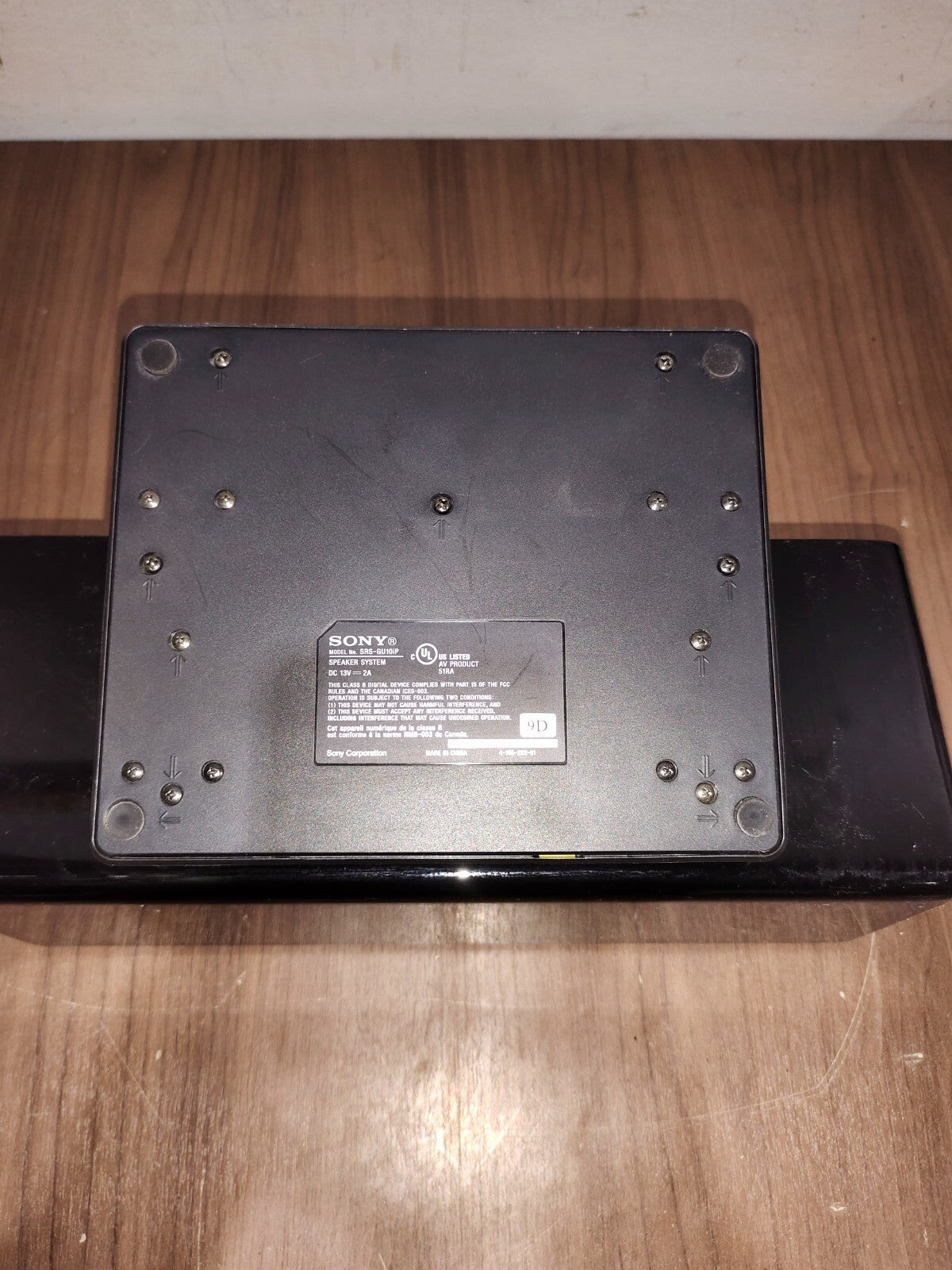 Sony SRS-GU10iP Speaker System iDock Station For Apple iPod/iPhone