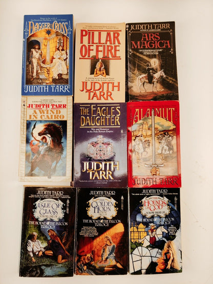 Judith Tarr Lot of 9 PB Books Vintage 1980s-1990s