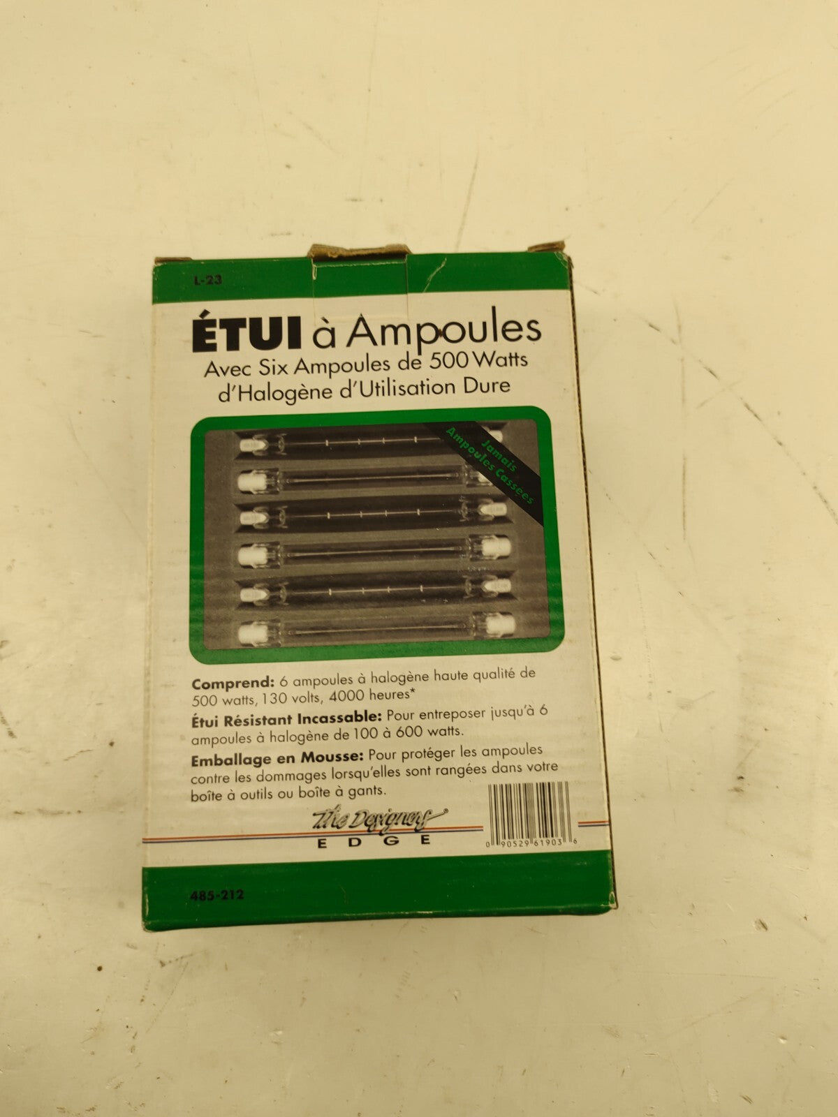 Bulb Buddy Storage Case for 6- 500 Watt 110-130v Halogen Bulb Hard Case