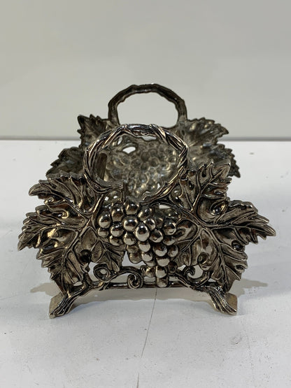 Vintage Godinger Silverplated Grapes Knife Holder