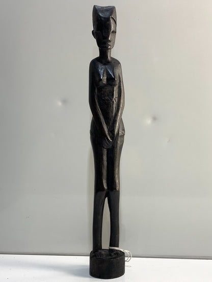 Vintage Besmo Kenyan Carved Woman
