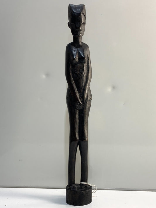 Vintage Besmo Kenyan Carved Woman