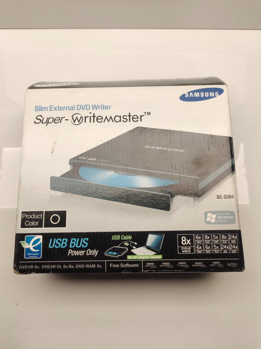 Samsung Super Write Master Slim External DVD Writer SE-S084