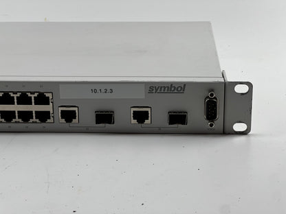 GOOD Symbol 24-PortEthernetSwitch ES-3000-PWR-10-WW Enterprise 10/100 Base-T PoE
