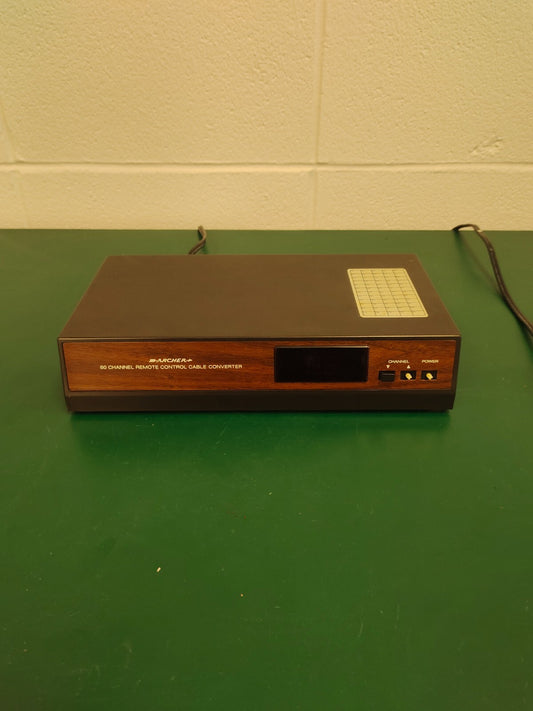 Vintage Archer 15-1285 A 60 Channel Remote Control CATV Converter No Remote