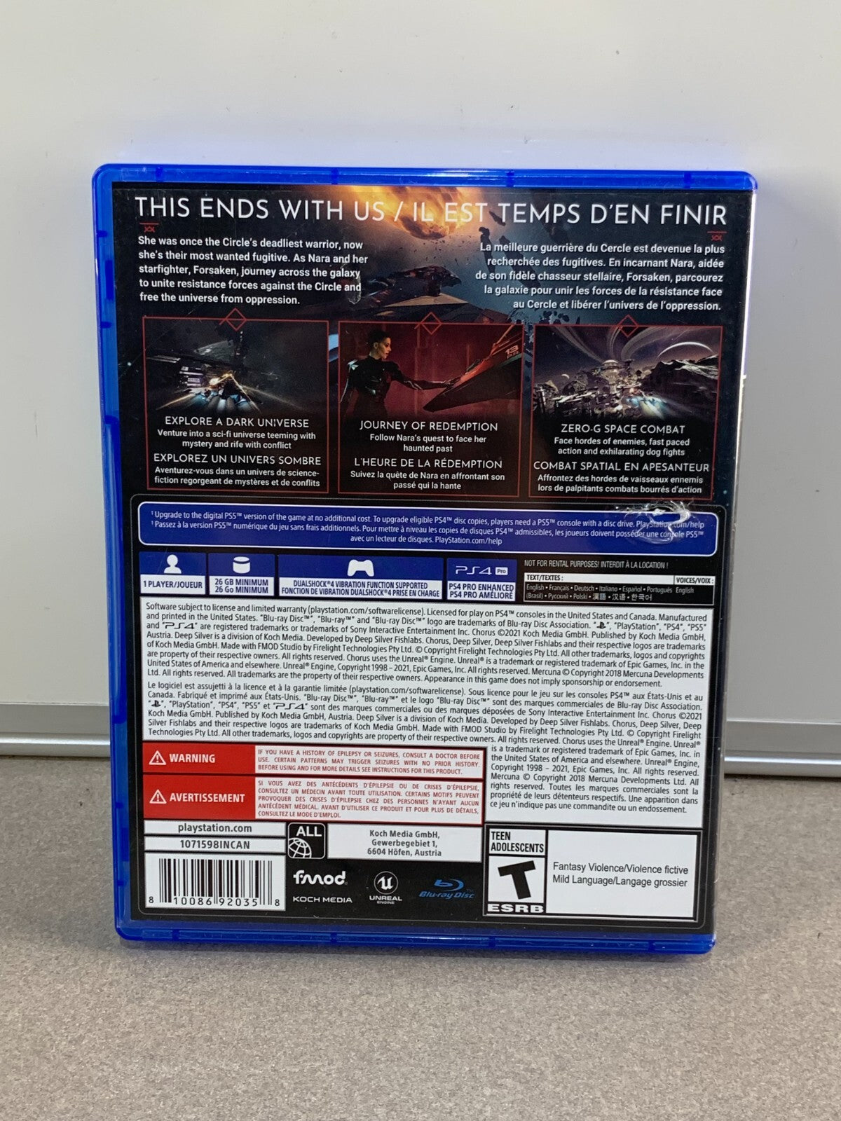 Chorus - Sony PlayStation 4