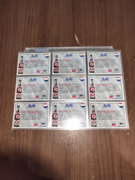 Vintage Collectible Pepsi-Cola Cards - Trading Cards Series 1 - #1-100 Cards