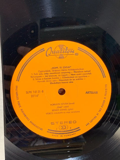 Vinyl Record 33 RPM LP Album Hopp Te Zsigai Gypsy Music
