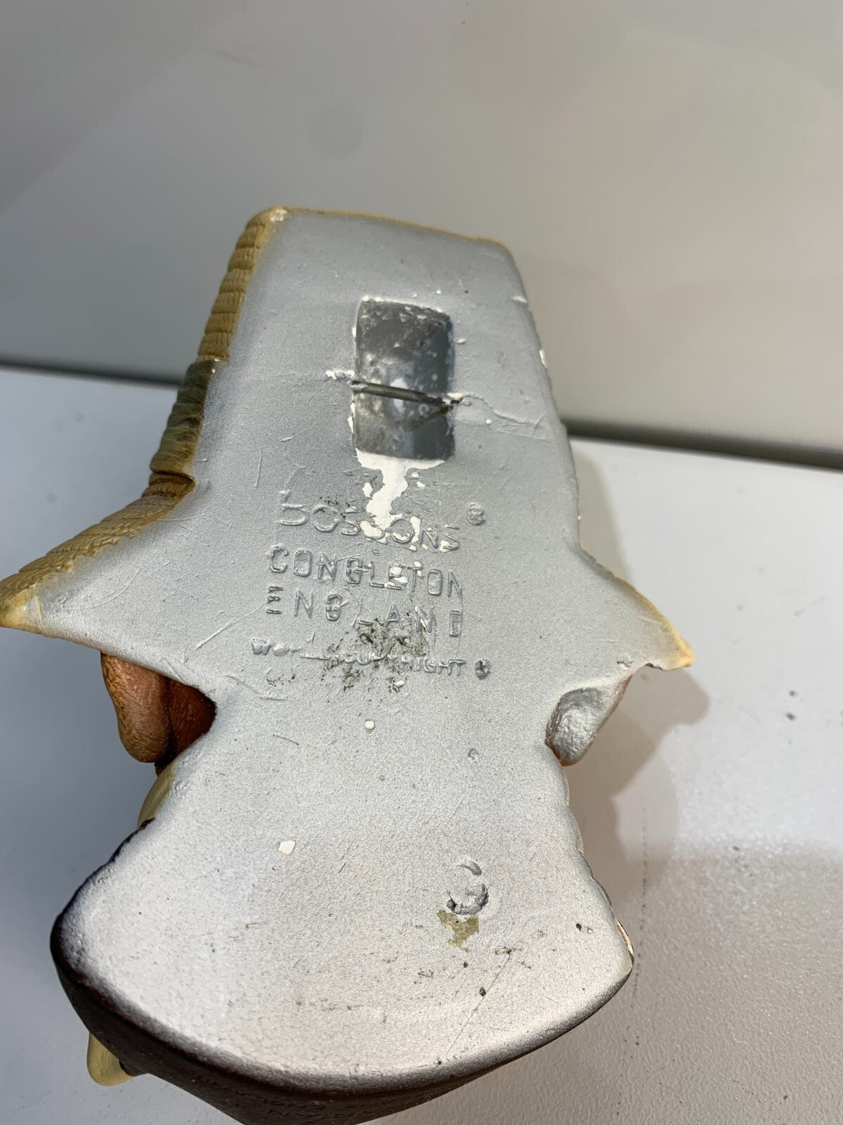 Bosson Legend Chalkware Face Bust Figurine Head England 1971 Rumanian Farmer