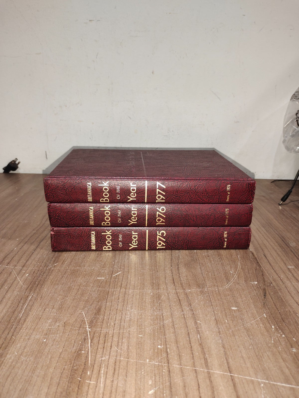 Encyclopedia Britannica Book Year - Set of 3 (1975-1976-1977)