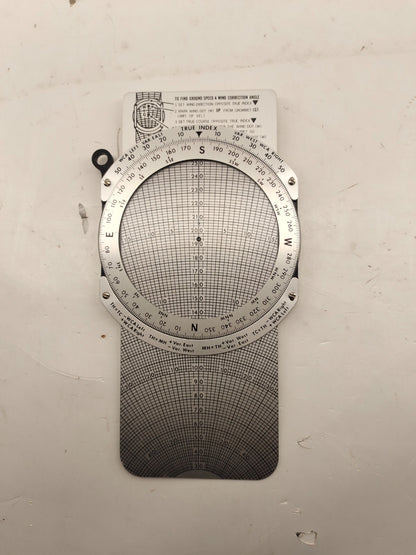 Vintage Dead Reckoning Computer Aviation Navigation