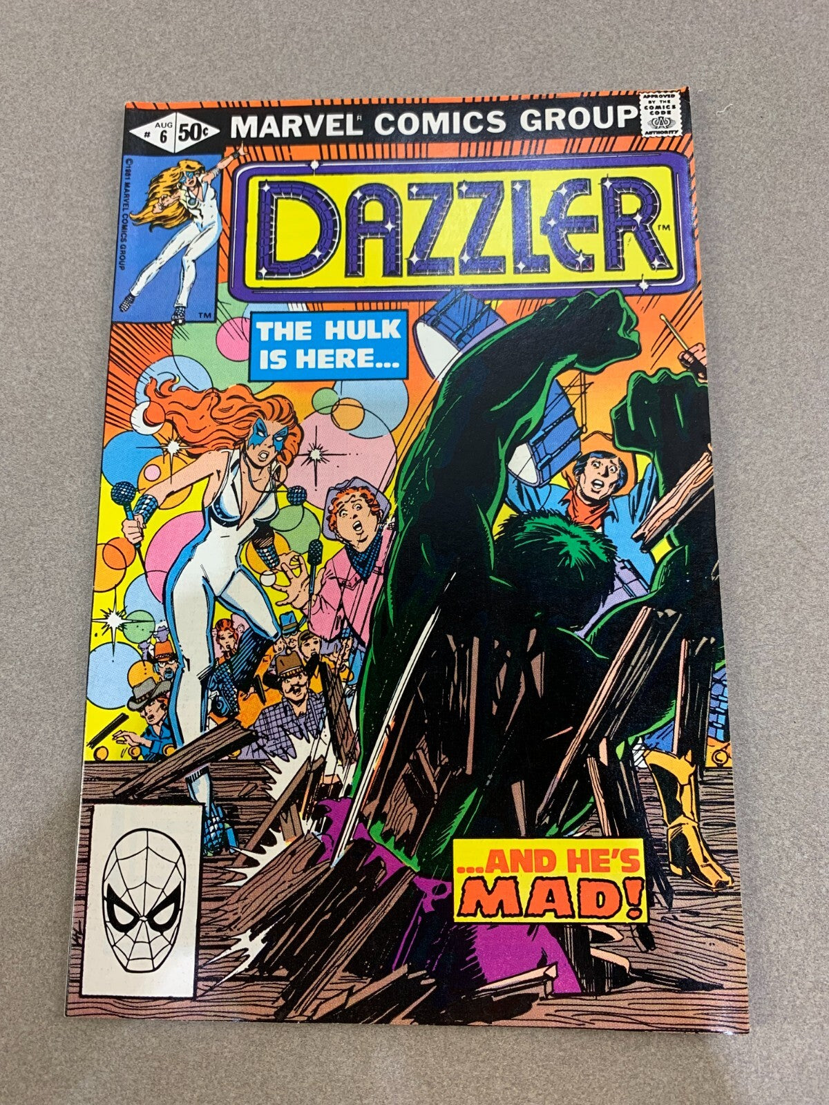Dazzler #6 The Hulk is here.... ,  VF/NM Marvel Comics