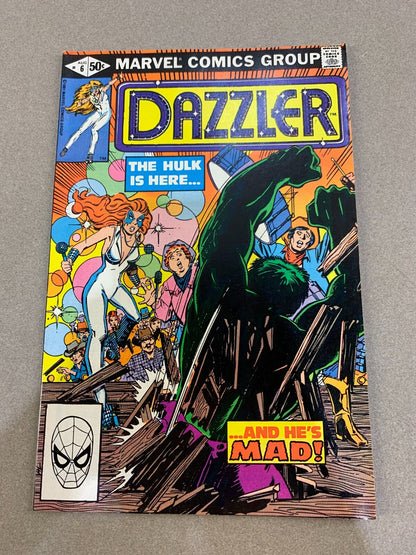 Dazzler #6 The Hulk is here.... ,  VF/NM Marvel Comics