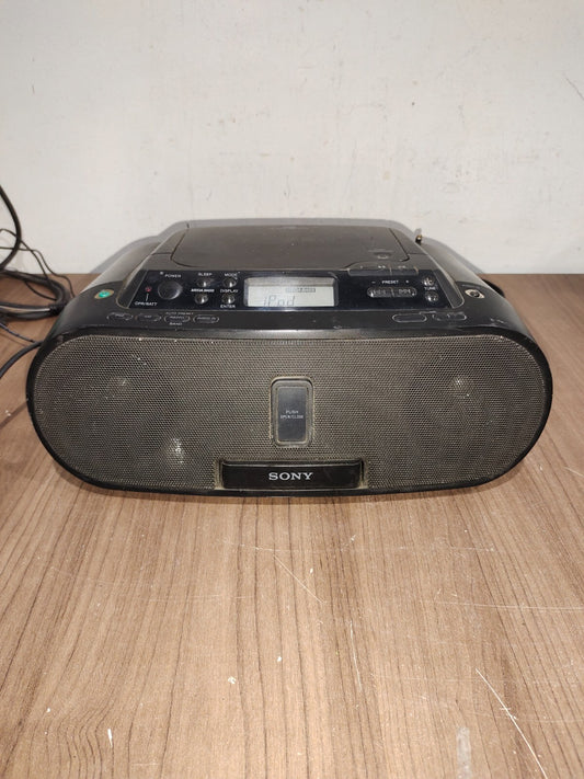 Sony ZS-S2iP CD-Player Radio iPod Dock Boombox CD-R RW Playback