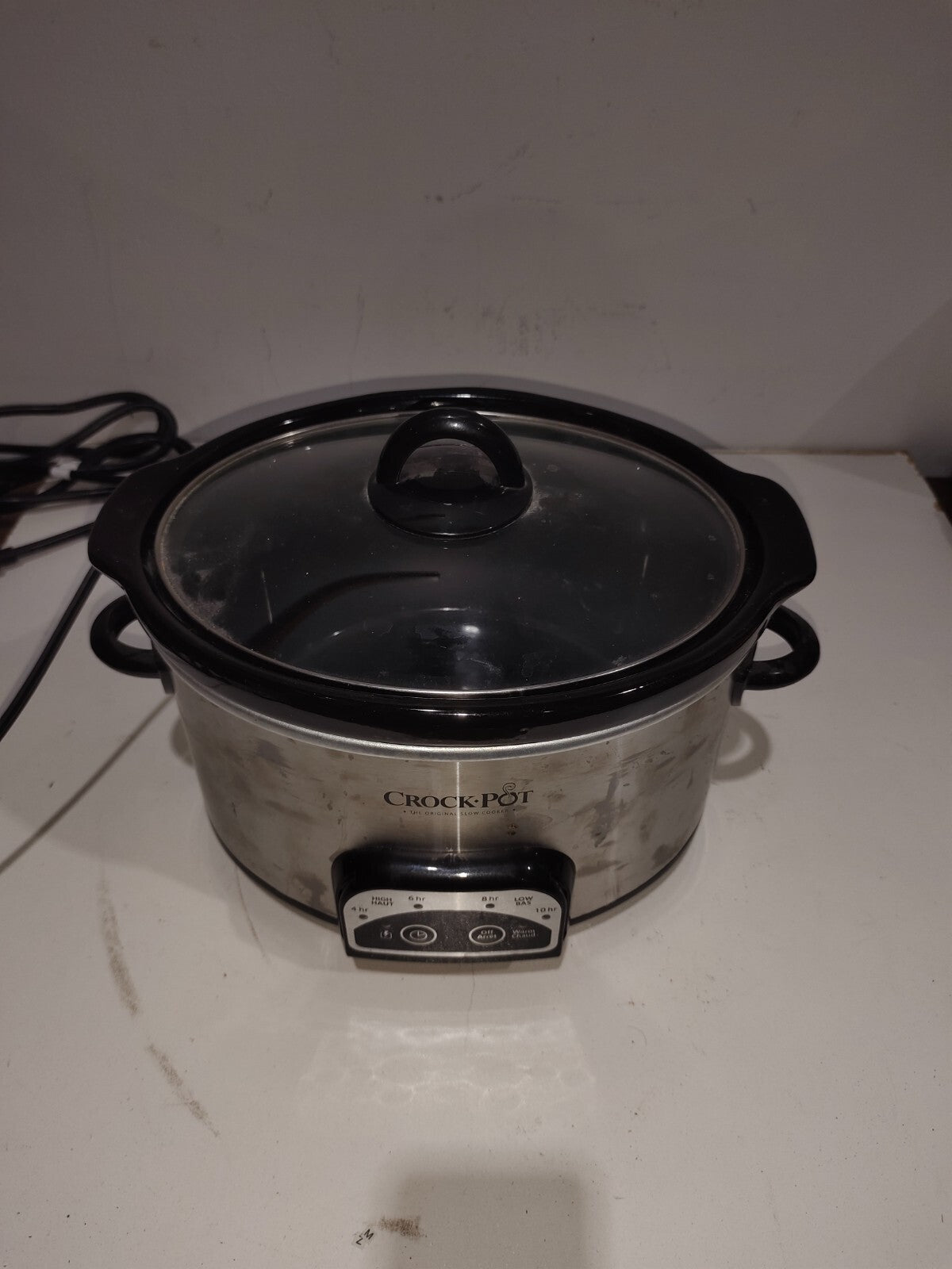 Crock-Pot 6 Quart Slow Cooker with Timer and Auto food Warmer Setting