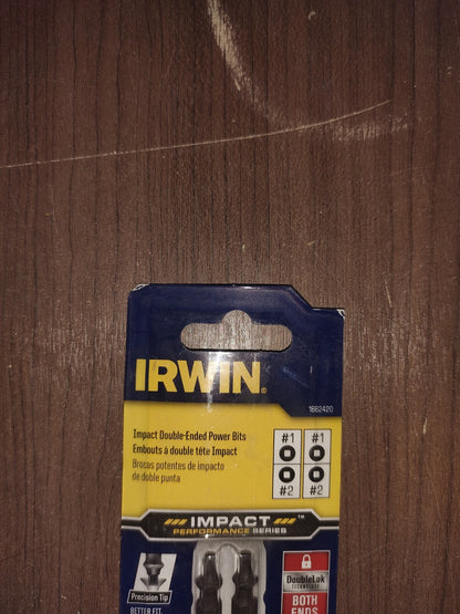 IRWIN 1882420 DoubleEnded Screwdriver Power Bit 1 Square 2 Square - Set of 5 - 1