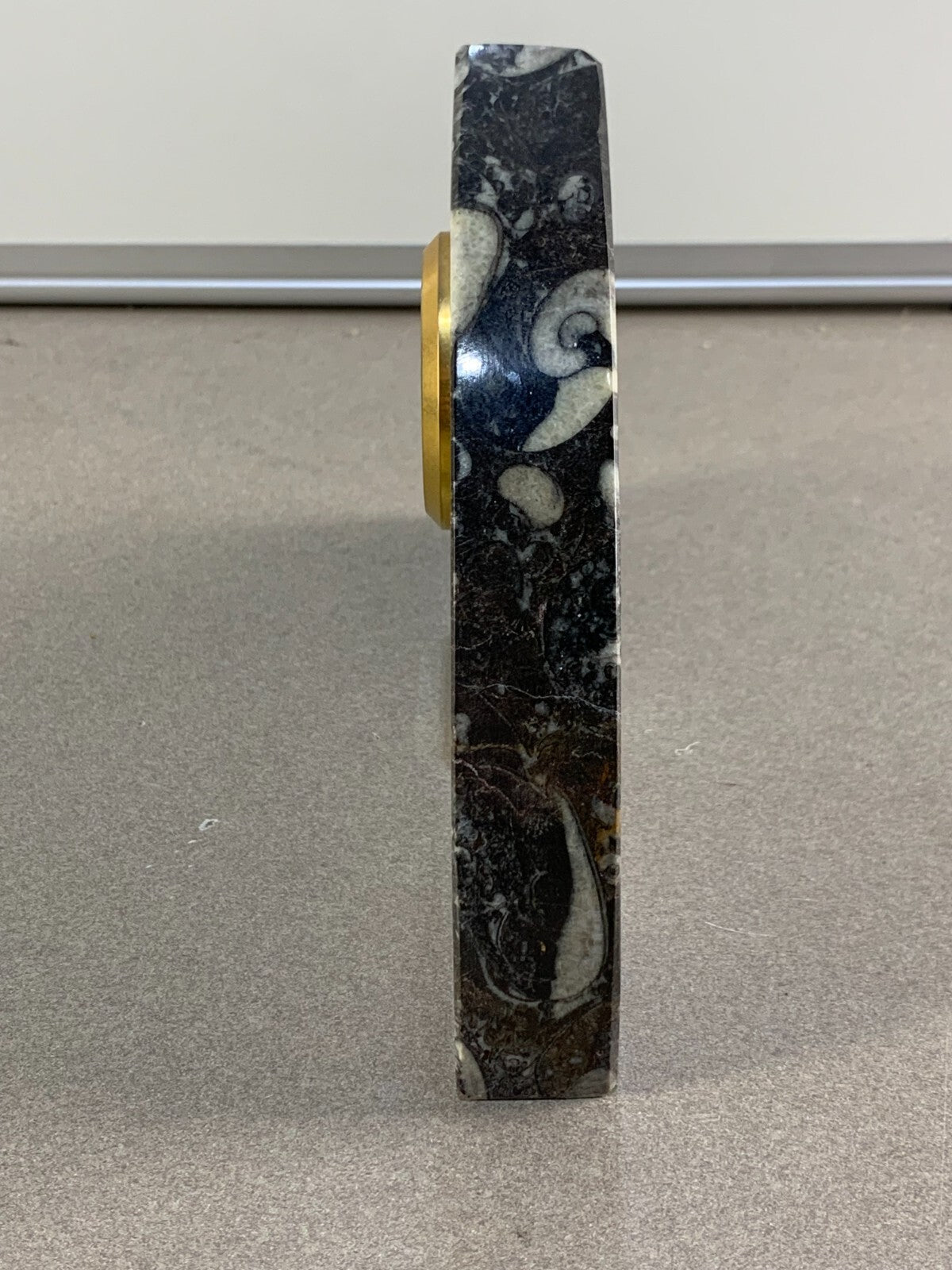 Vintage Marble Clock Quartz Shelf Clock