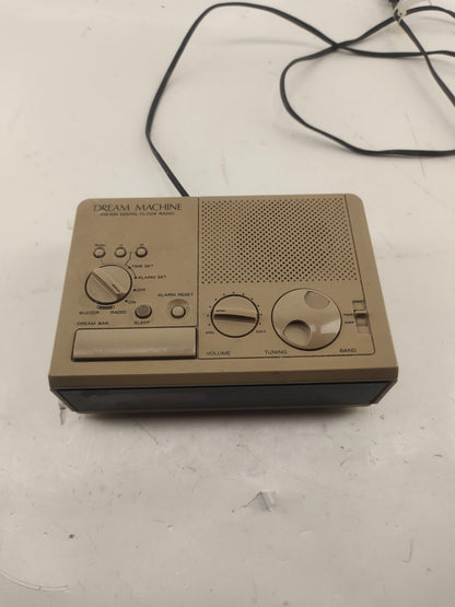 Sony Dream Machine ICF-C2W Digital Alarm Clock Radio 80s Retro Vintage